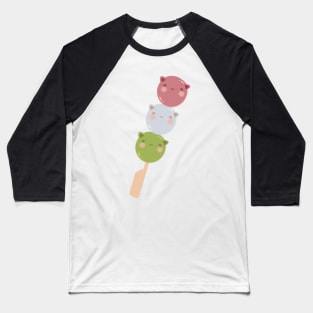 Cat Dango Baseball T-Shirt